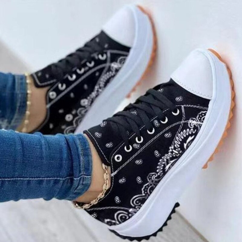 Patterned Canvas Sneaks