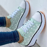 Patterned Canvas Sneaks