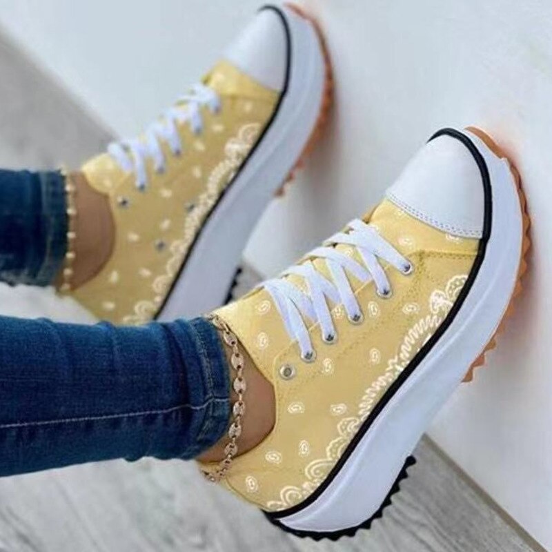 Patterned Canvas Sneaks